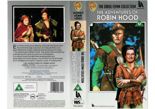 Adventures of Robin Hood, The (1938) - video artwork