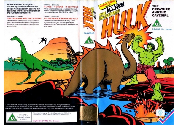 All New Incredible Hulk- Cassette 3: The Creature and the Cavegirl, The - video artwork