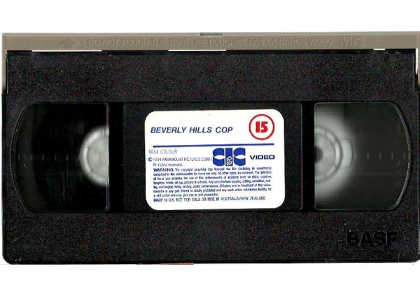 Beverly Hills Cop 1984 On CIC Video United Kingdom VHS Videotape 