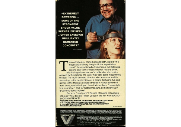 Bloodsucking Freaks (1976) on Vestron Video (United States of America