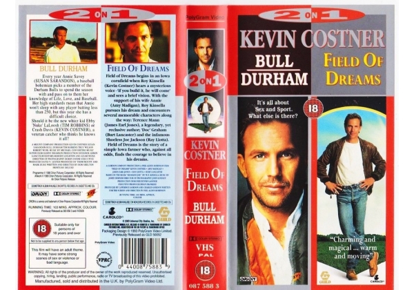 Bull Durham (1988)/Field of Dreams (1989) - video artwork