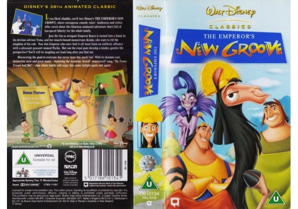 Emperor's New Groove, The - video artwork