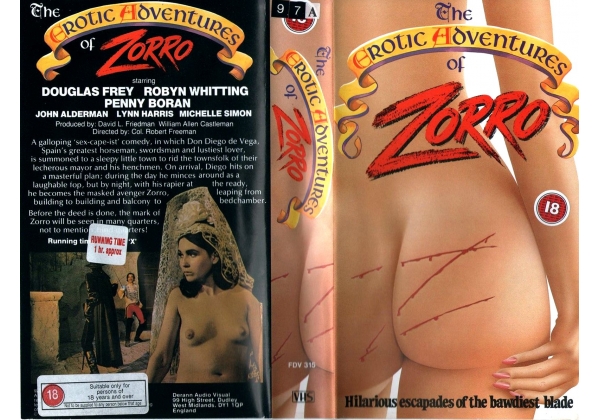 Erotic Adventures of Zorro, The - video artwork