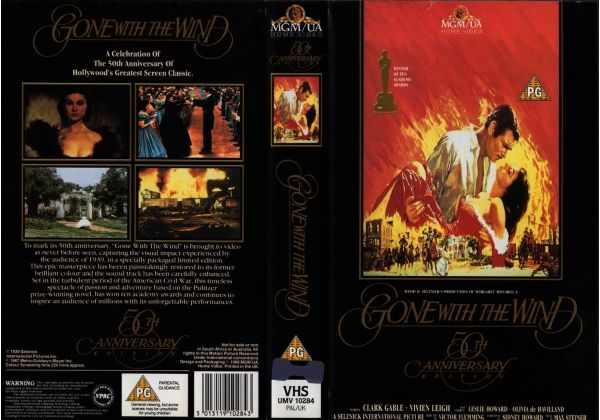 Gone With The Wind: 50th Anniversary Edition (1939) - video artwork