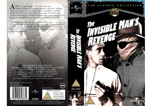 Invisible Man's Revenge, The (1944) - video artwork