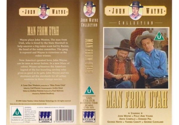 Man from Utah (1934) - video artwork