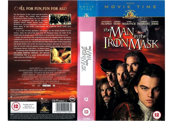 Man in the Iron Mask, The - video artwork