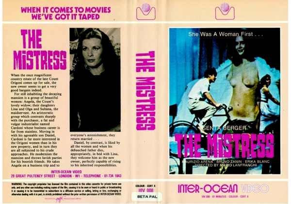 Mistress, The - video artwork