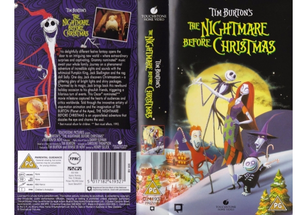Nightmare Before Christmas, The - video artwork