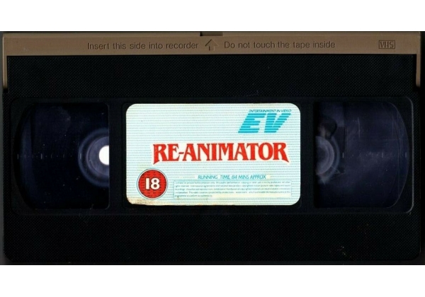 Re-Animator on Entertainment in Video (United Kingdom Betamax, VHS