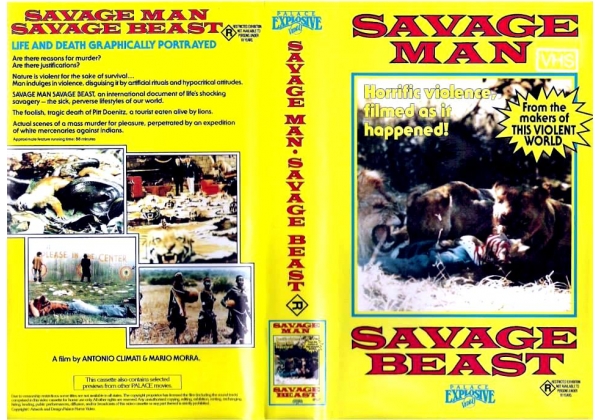 Savage Man Savage Beast 1975 On Palace Explosive Australia Betamax 