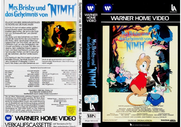 Secret of Nimh, The - video artwork