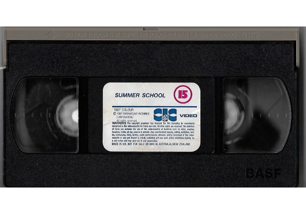 Summer School 1987 On CIC Video United Kingdom Betamax VHS Videotape 