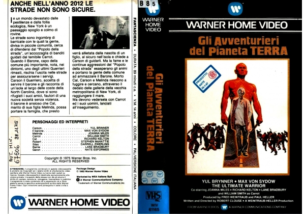 Ultimate Warrior, The - video artwork