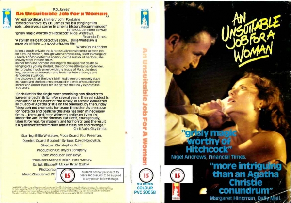Unsuitable Job for a Woman, An - video artwork